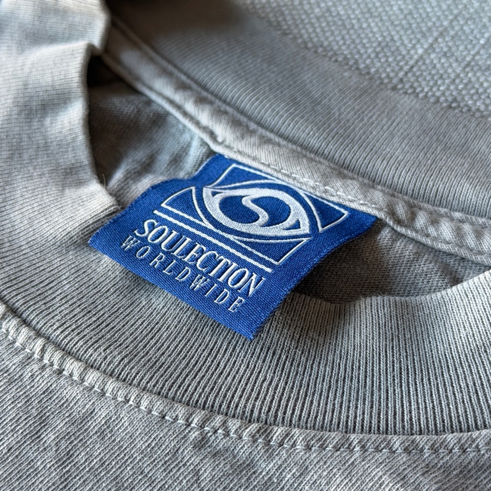 Soulection Gray Logo Embroidered Tee - Picture 3 of 3